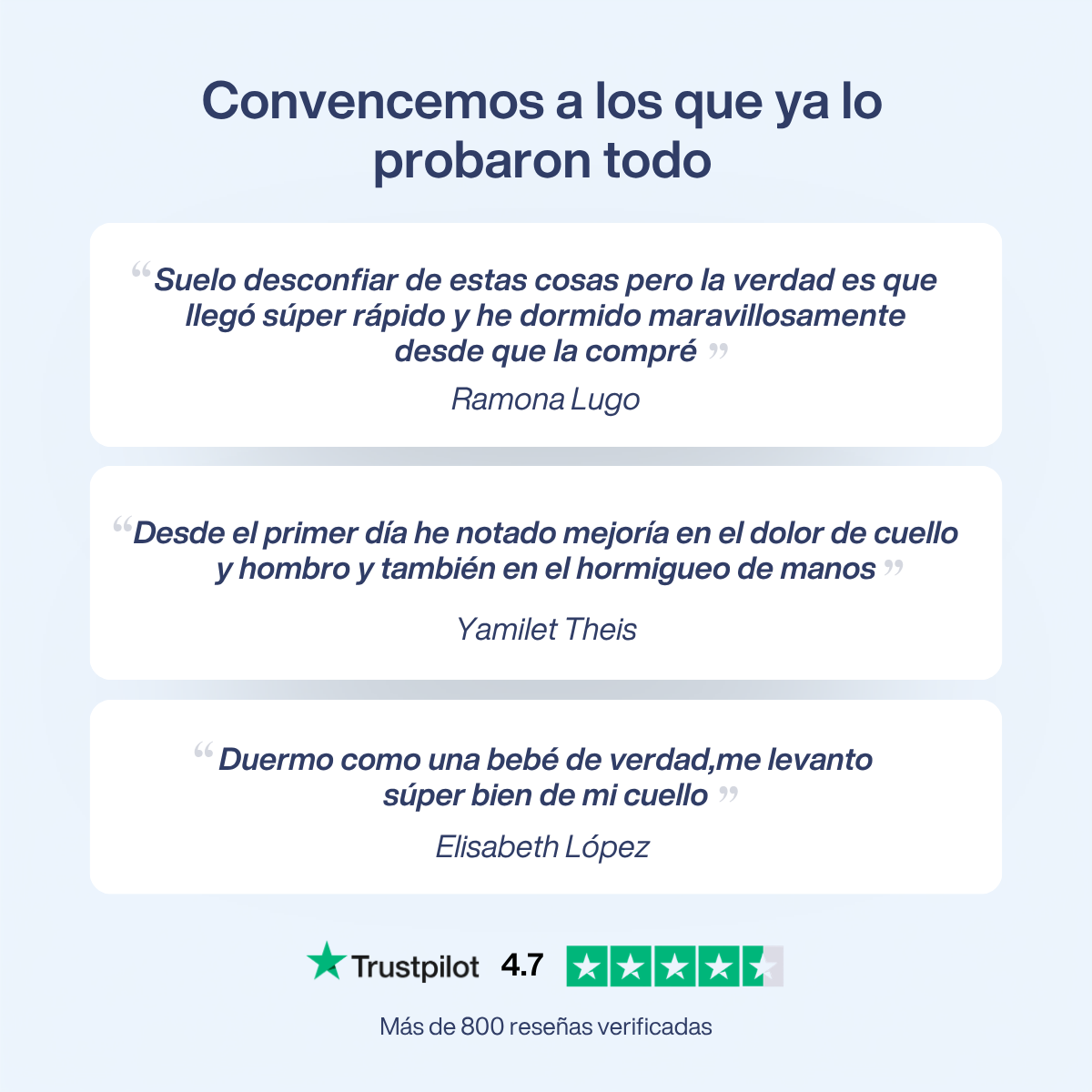 Nuba · Almohada cervical ergonómica